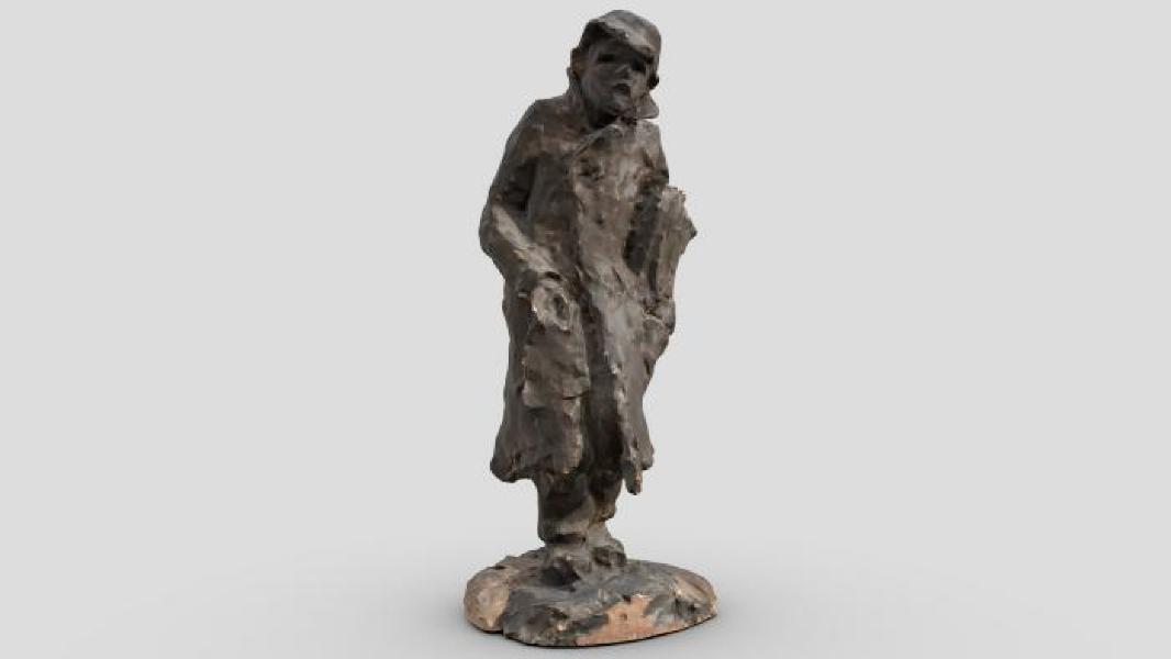 Lviv Beggar (Newspaper Man)