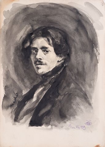 Portrait Drawing of a Young Man 1