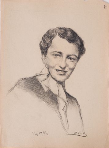 Portrait Drawing of a Young Man 1