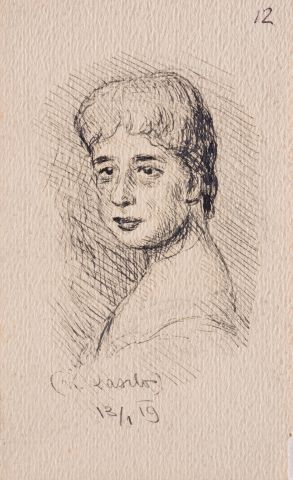Drawing of a Woman's Bust 1