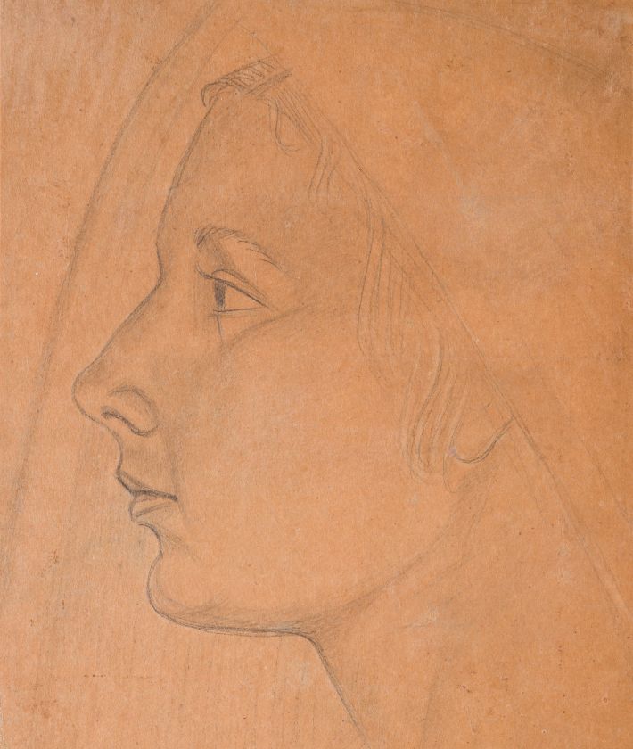 A Woman's Head. A Sketch — Antonina Ivanova