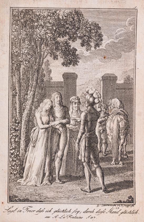 Happy Ending. Illustration for A. Lafontaine's Work "Of Pride and Love" ("Aus Stolz und Liebe von Lafontaine") — Daniel Chodowiecki