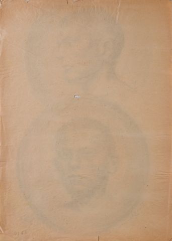 Portrait Study. Double Portrait of a Boy (in Circles) 2