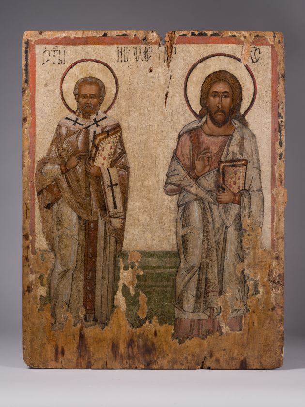 Христос і святий Миколай — невідомий