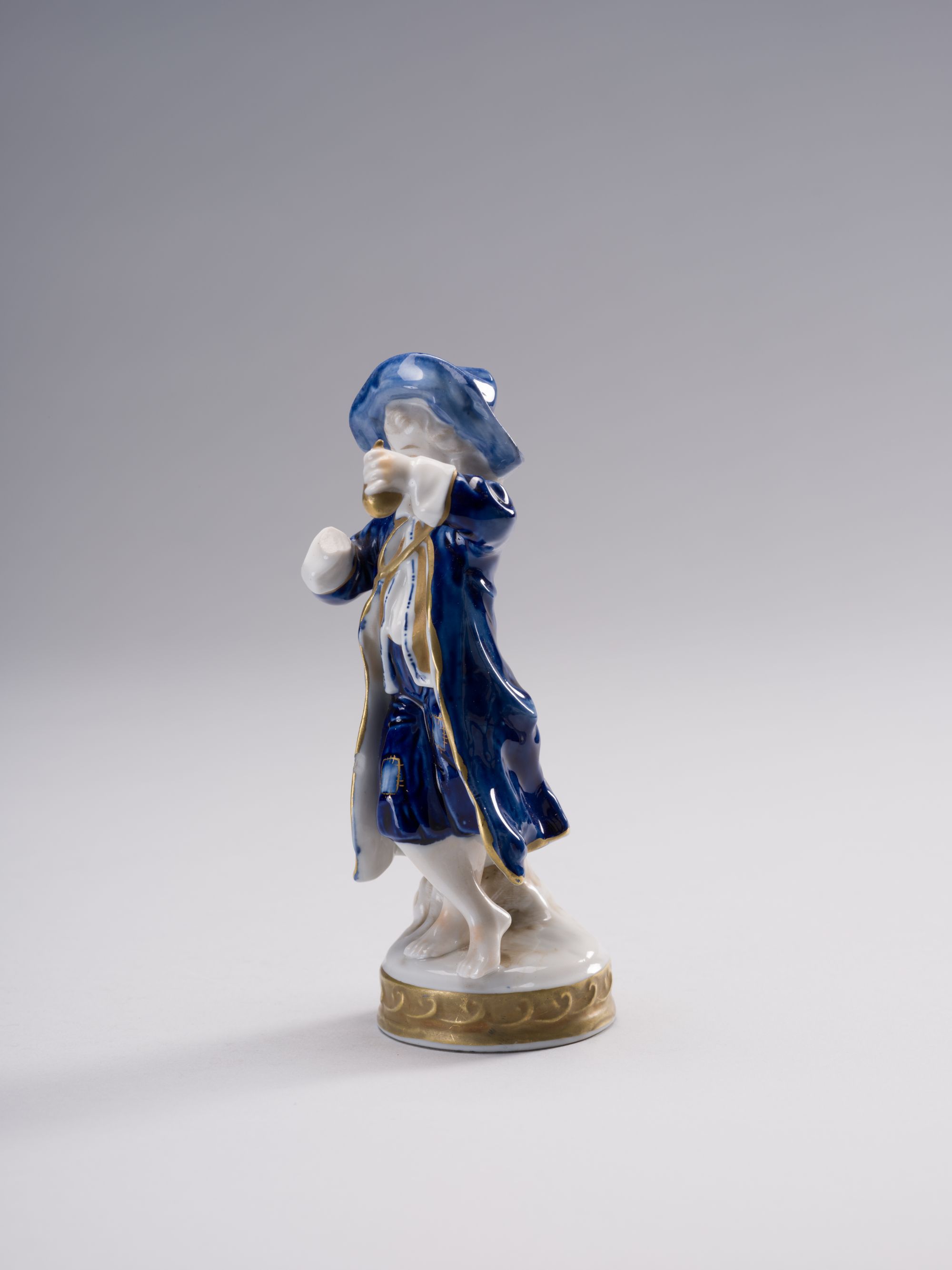 Boy with Fruits Figurine 2