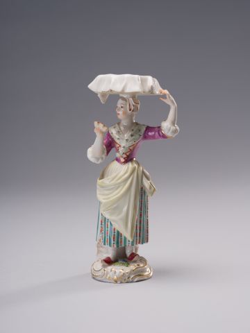 Girl with a Basket on Her Head 1