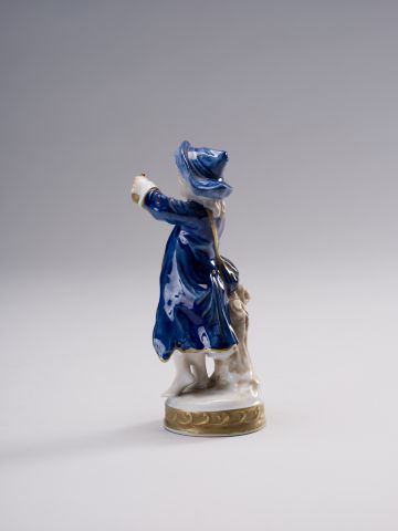 Boy with Fruits Figurine 3