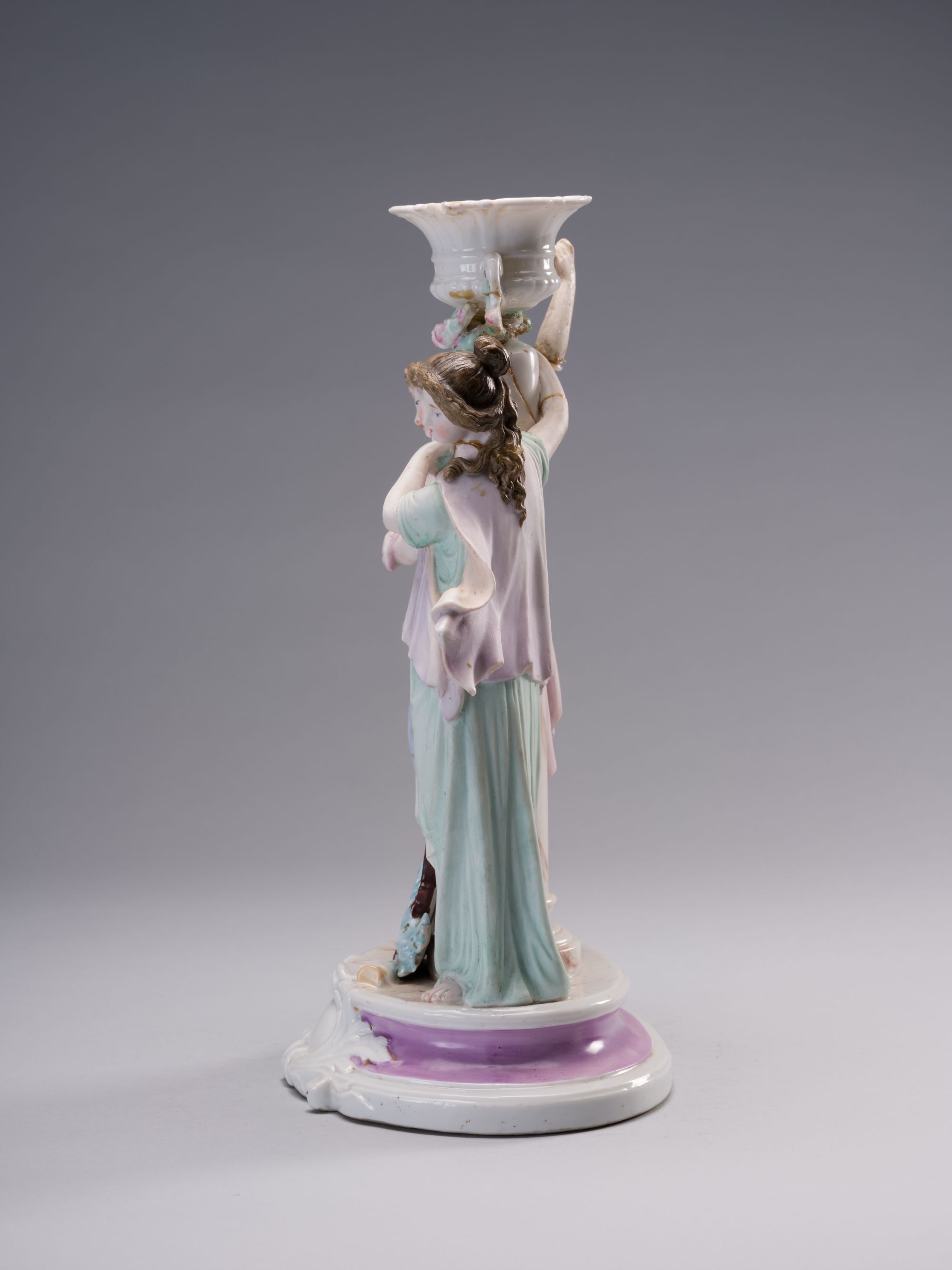 Candlestick with Two Female Figures 3