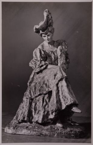 Sitting Female Figure (Lady with a Hat; Rest) 6