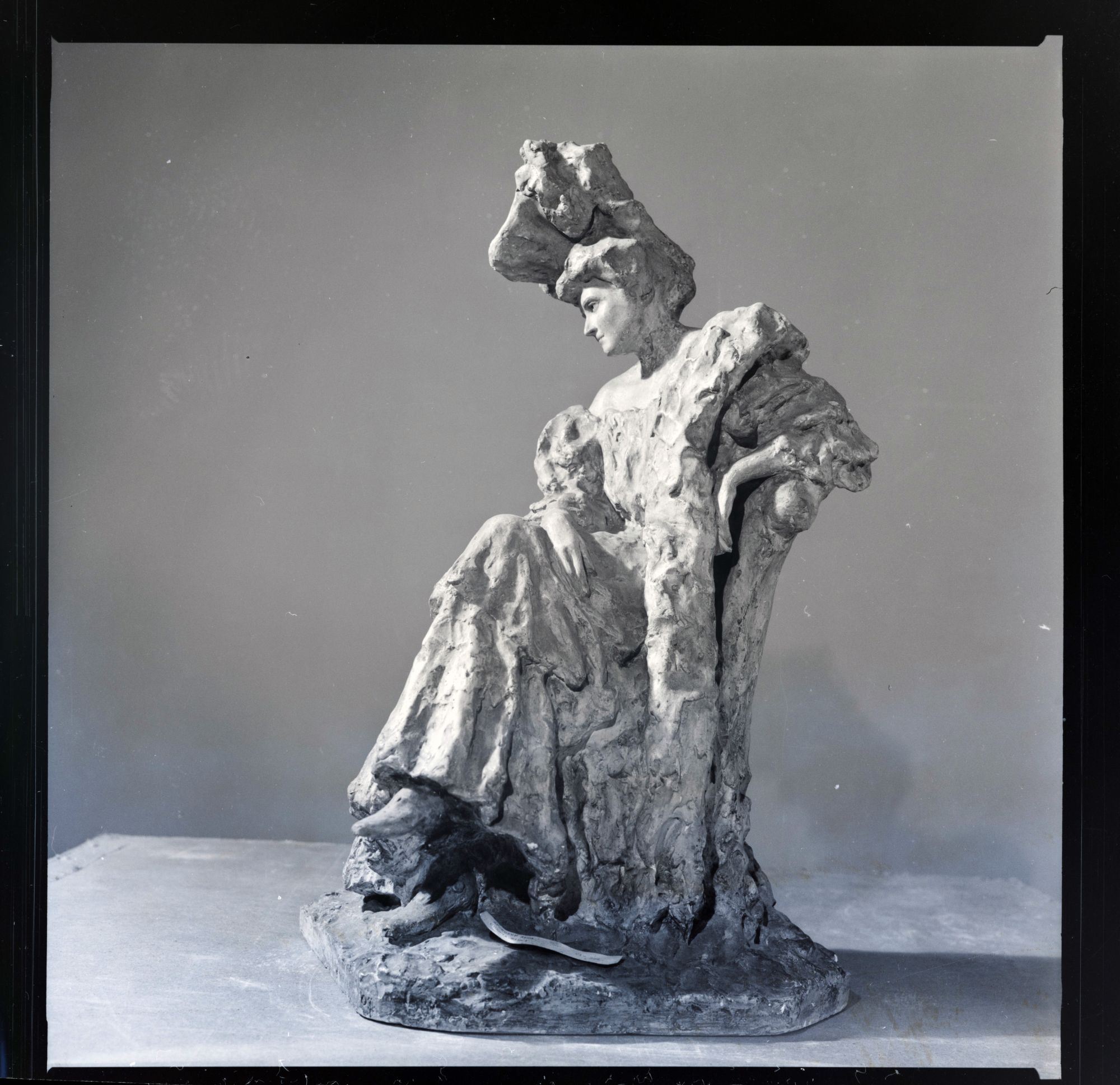 Sitting Female Figure (Lady with a Hat; Rest) 2