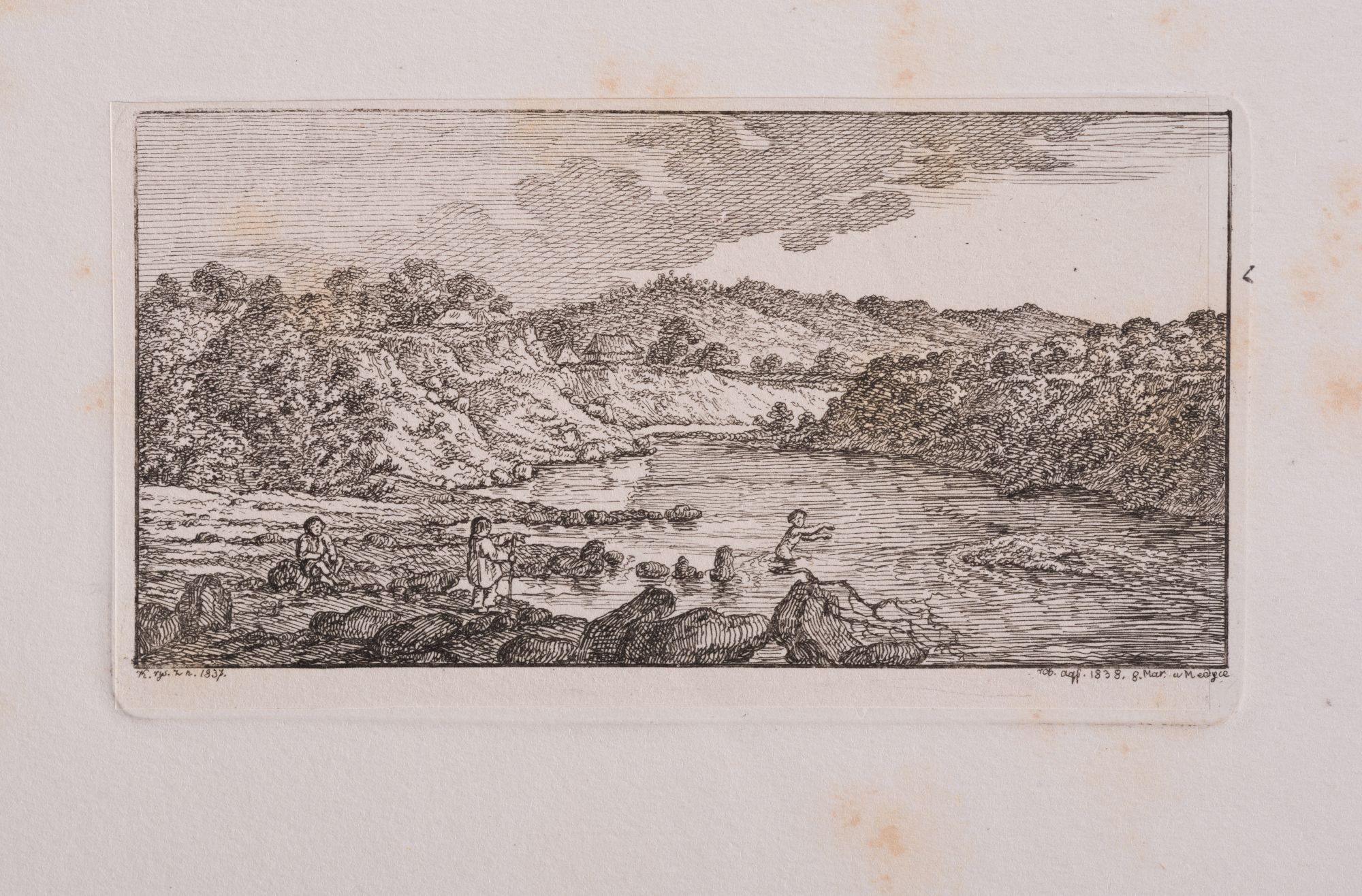 Bank of the San River in Chalupki (K. W. Kielisinski's Album)