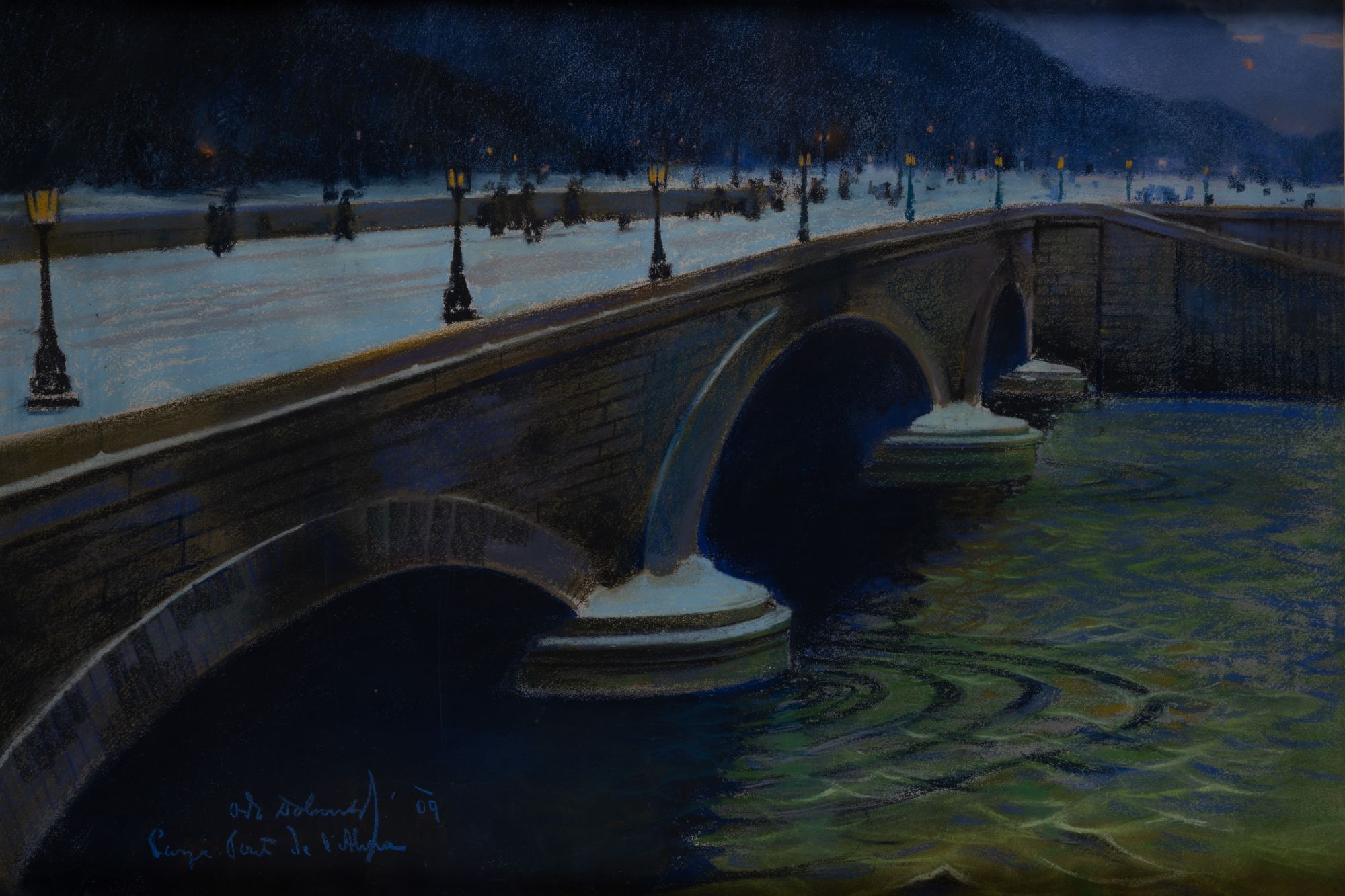 Paris. Alma Bridge over the Seine