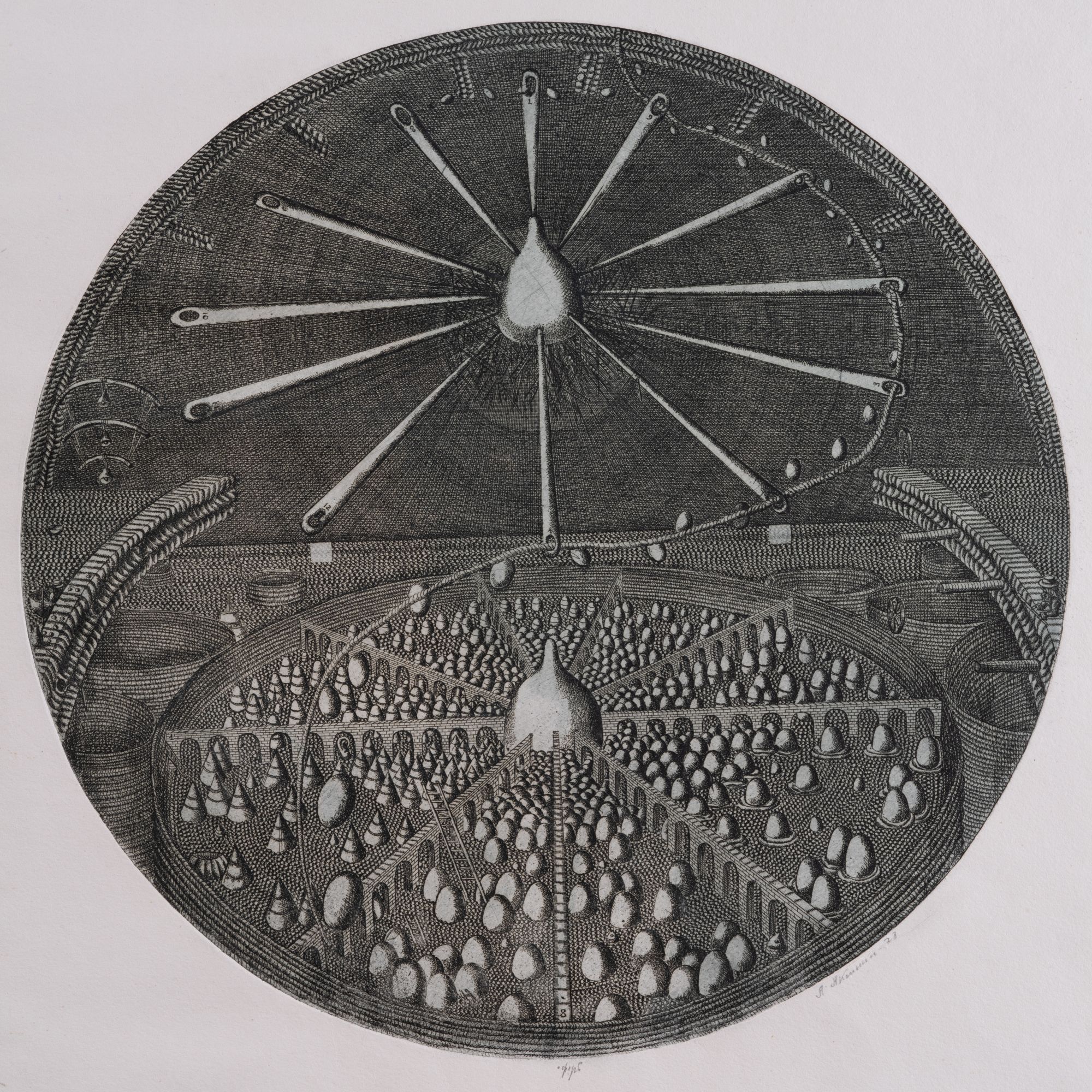 Apotheosis of Travel (Sheet 11 from the Graphic Cycle "Jonathan Swift's Kingdom of Absurdity") 2