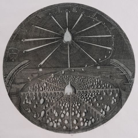 Apotheosis of Travel (Sheet 11 from the Graphic Cycle "Jonathan Swift's Kingdom of Absurdity") 2