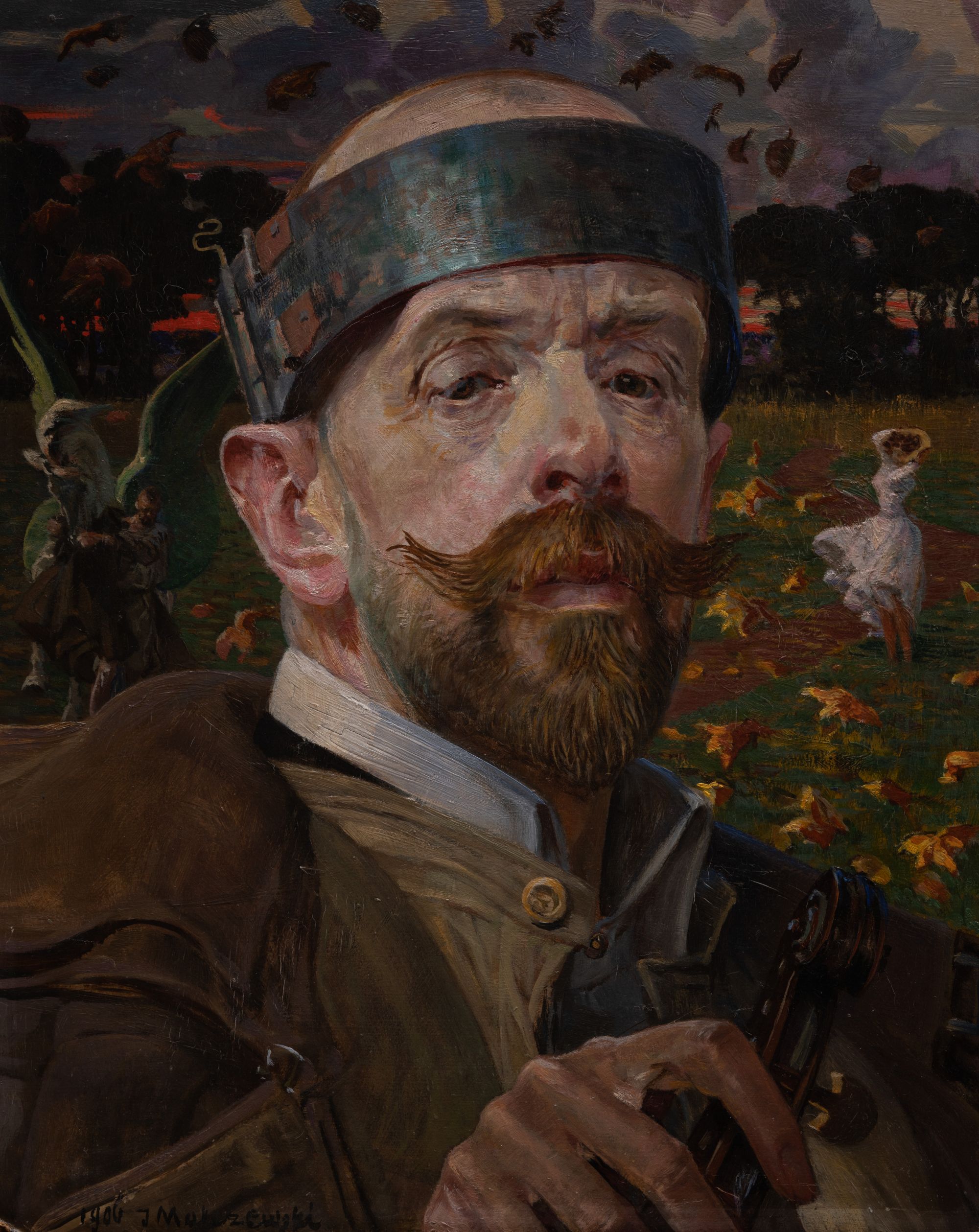 Self-Portrait with Fauns 2