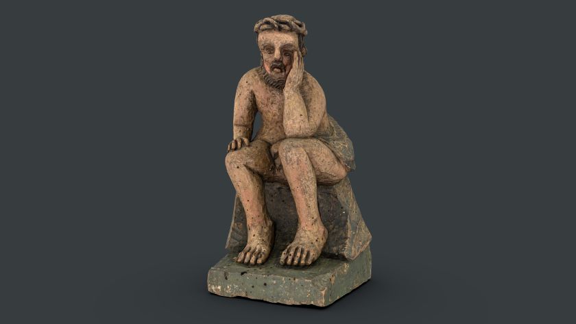 Pensive Christ — unknown folk sculptor