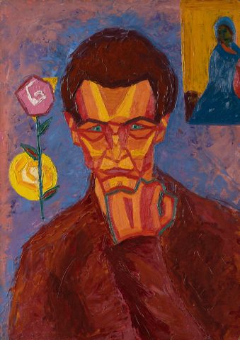 Portrait with a Flower 1