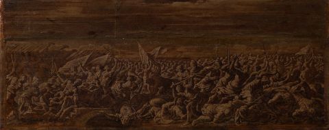 Battle Between Romans and Barbarians 1