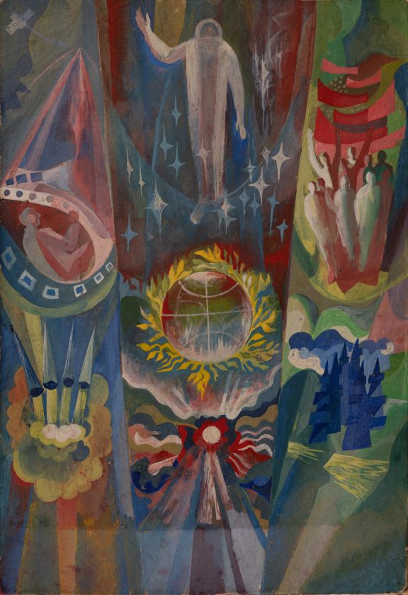 Ескіз до монументального розпису — Василь Польовий