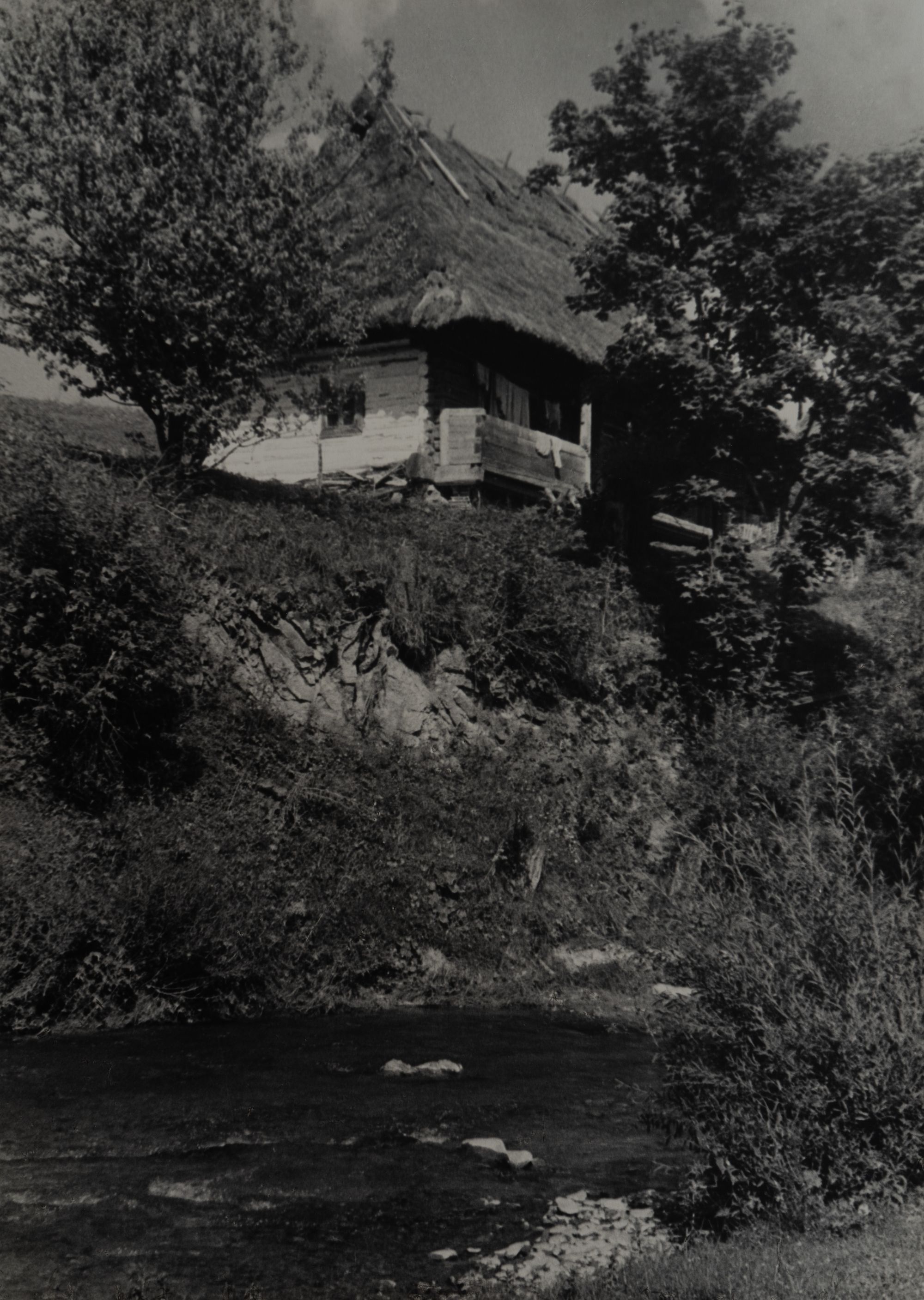 Old Hut on a Steep Hill