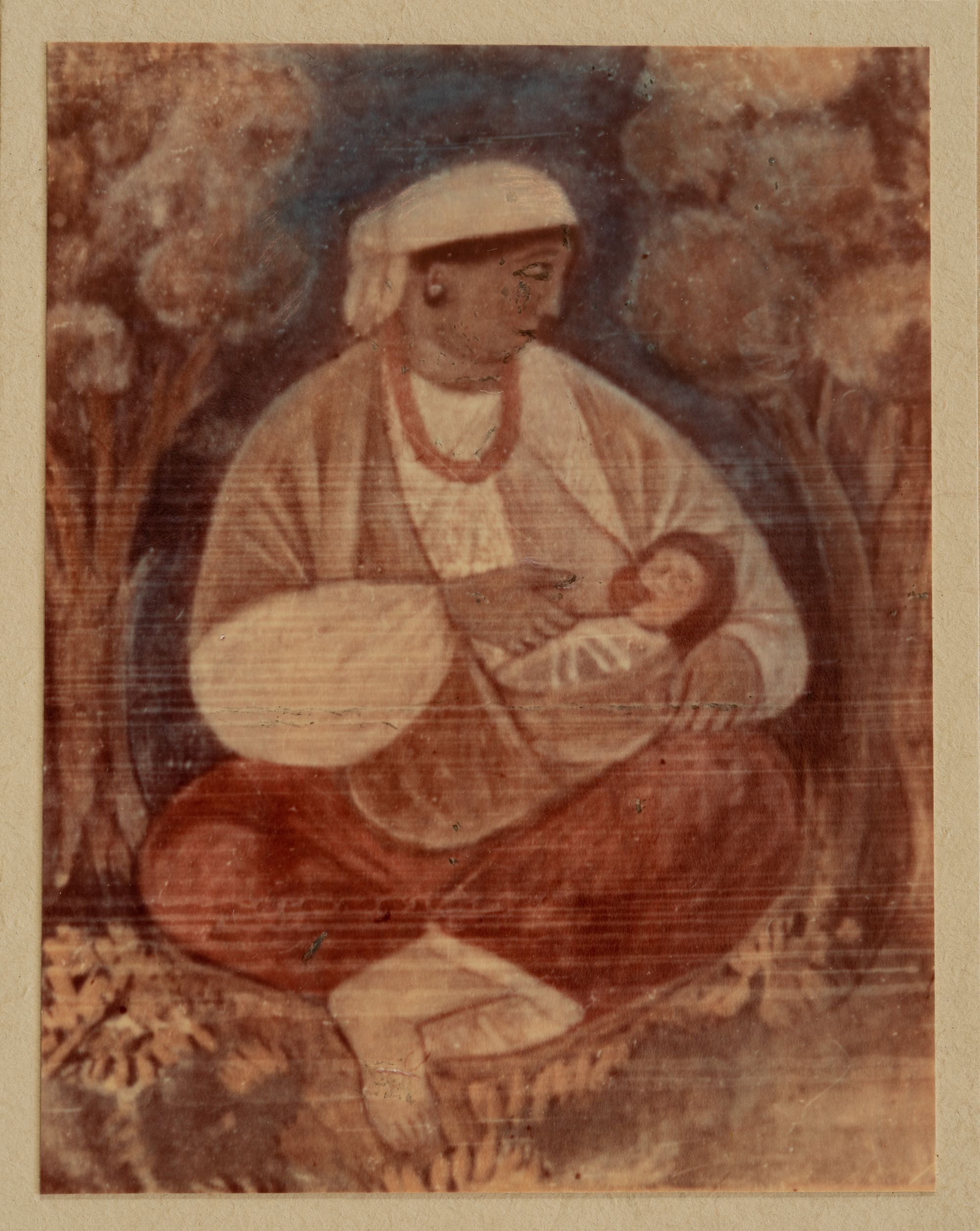 A. Ivanova. Mother with a Breastfed Baby