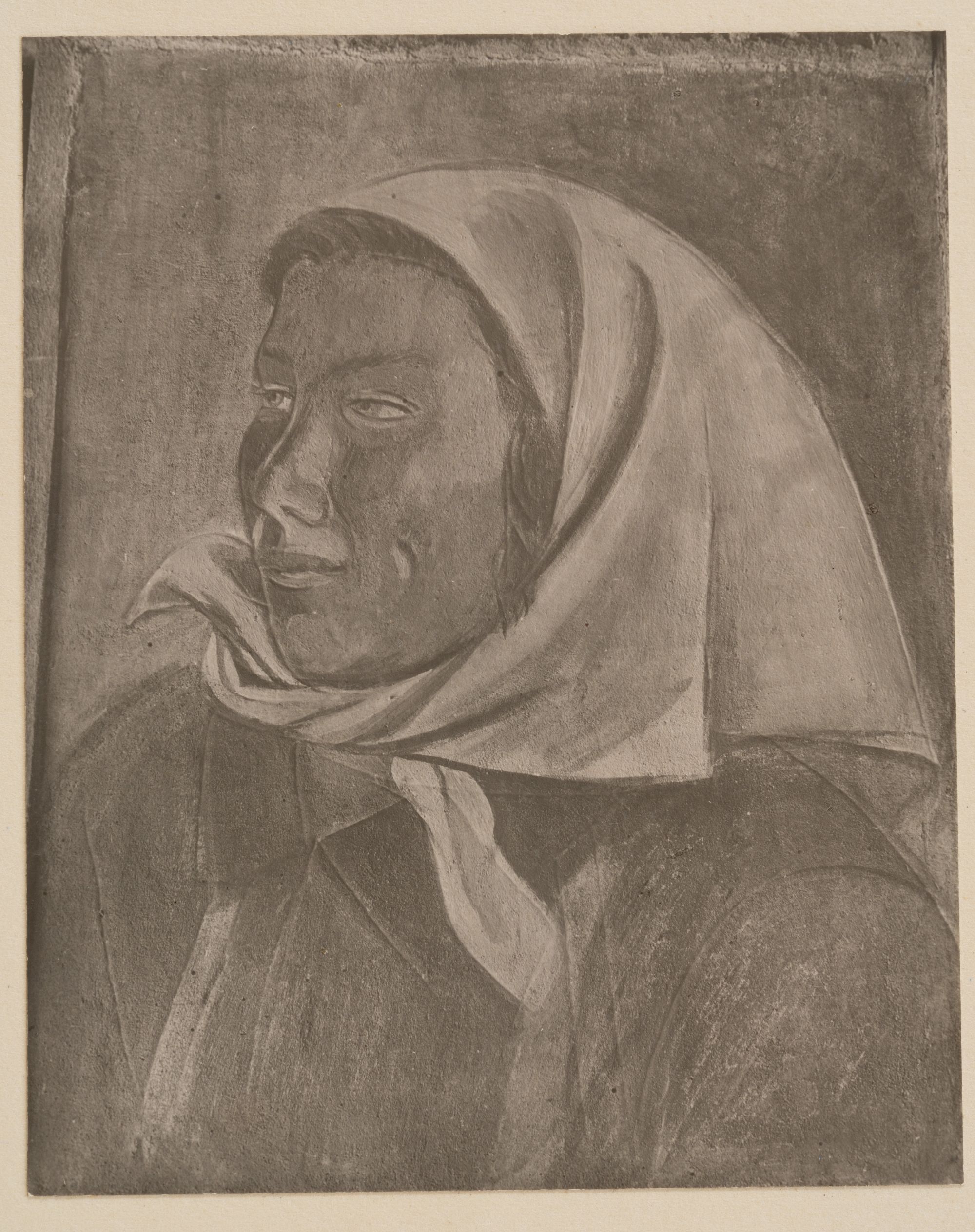 A. Ivanova, M. Lezviiev. Head of a Female Labourer at the Construction Site of the Pedagogical Institute in Nalchyk