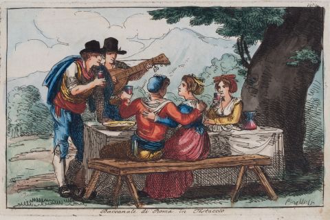 Banquet in Rome on Testaccio Hill 2