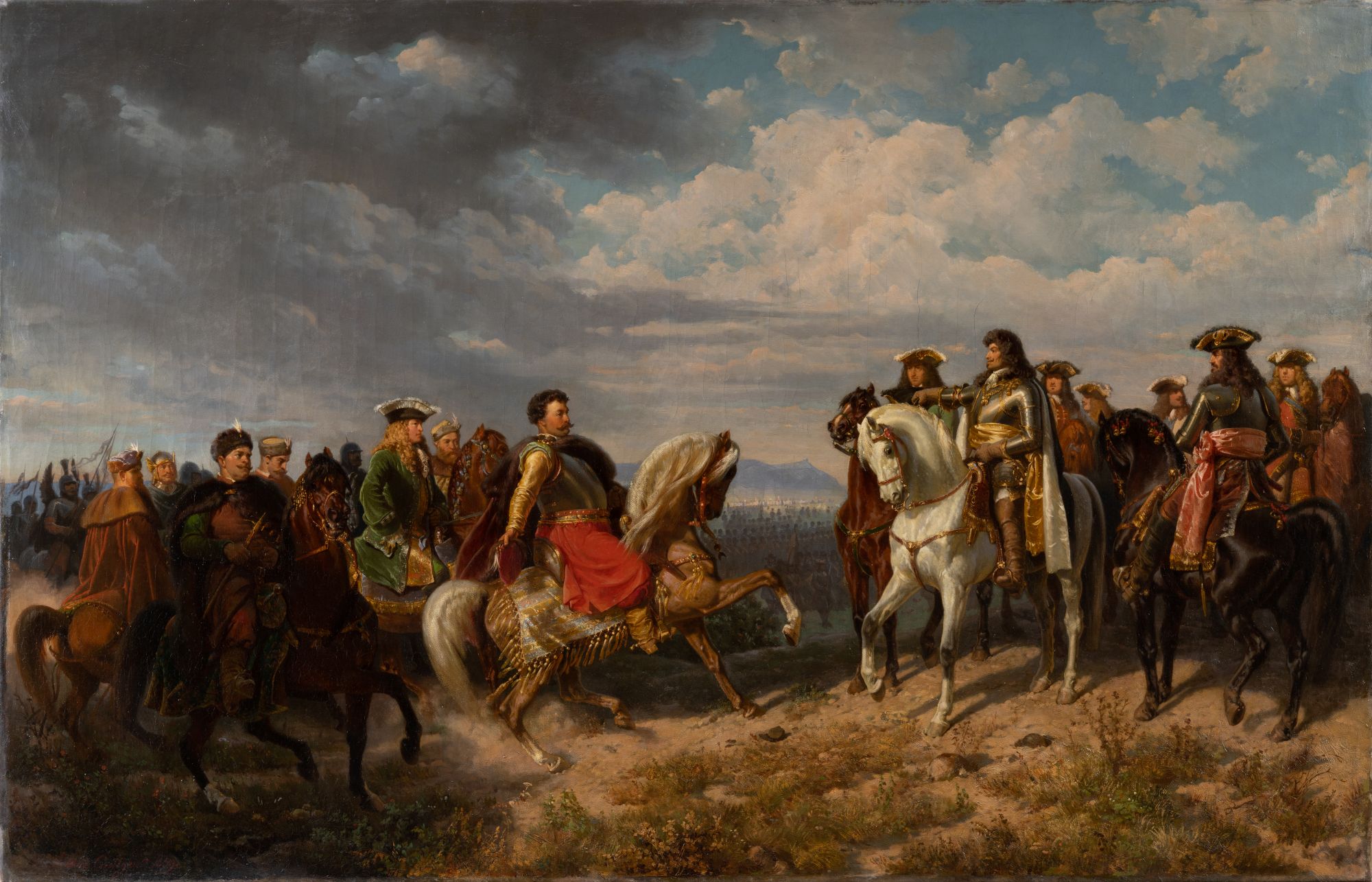 Meeting of Jan III Sobieski and Leopold I 1