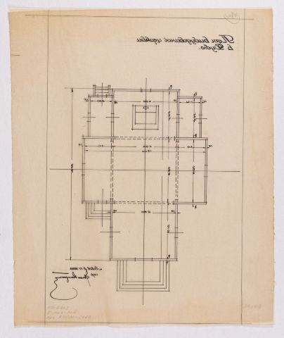 Plan of the Built Church in Dubie 2