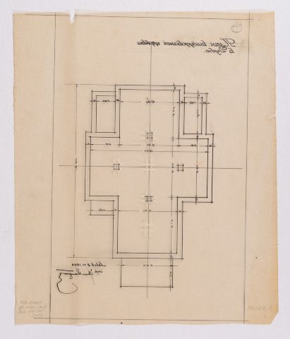 Plan of the Built Church in Dubie 2