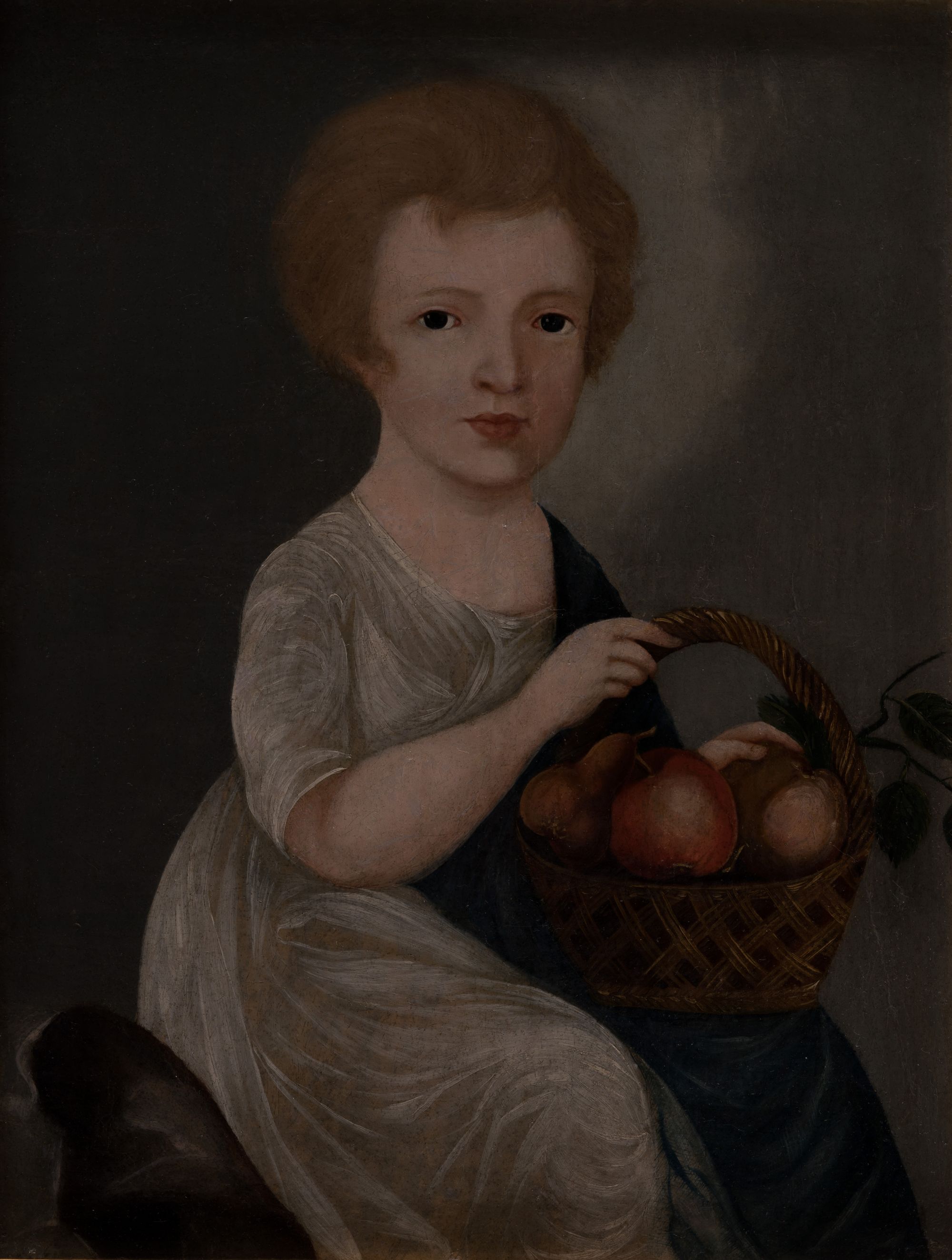 Portrait of a Girl with a Fruit Basket