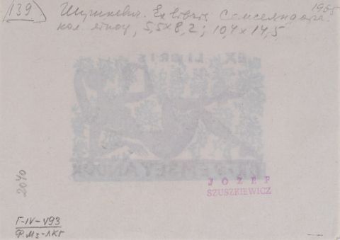 Bookplate of Dr. Semseyandor 2