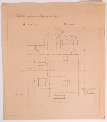 Project of the Church in Bohorodchany 1