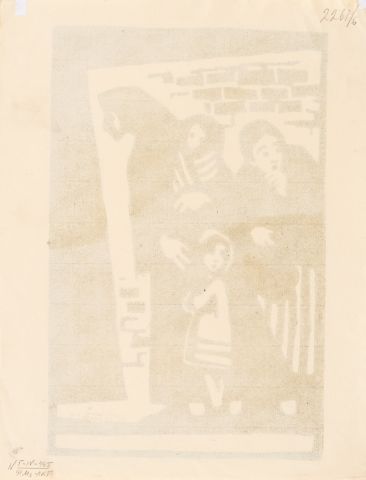 "Before the Demonstration" from the "Ghetto" Series 2