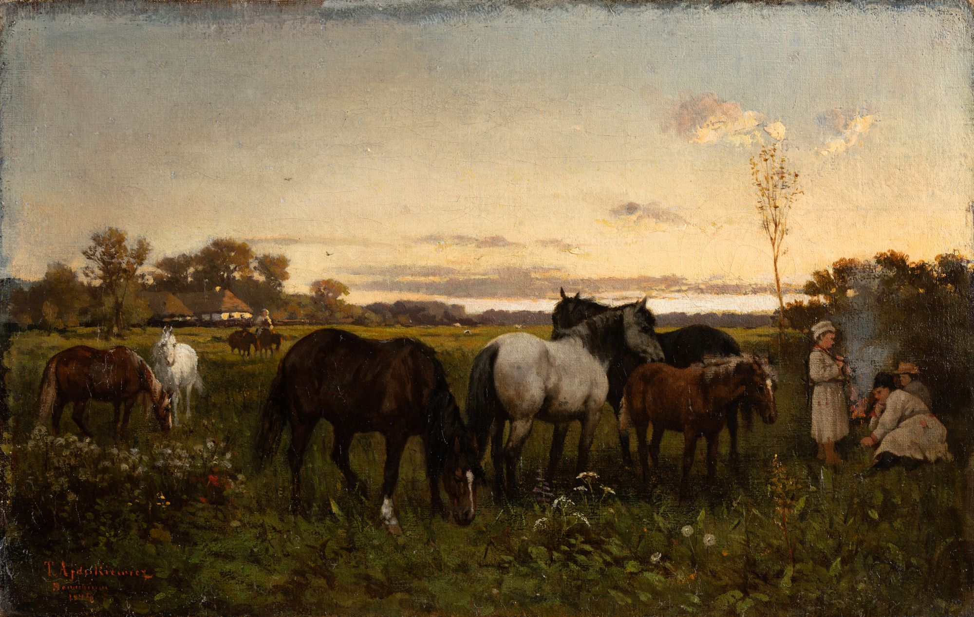 Horses in the Pasture 1