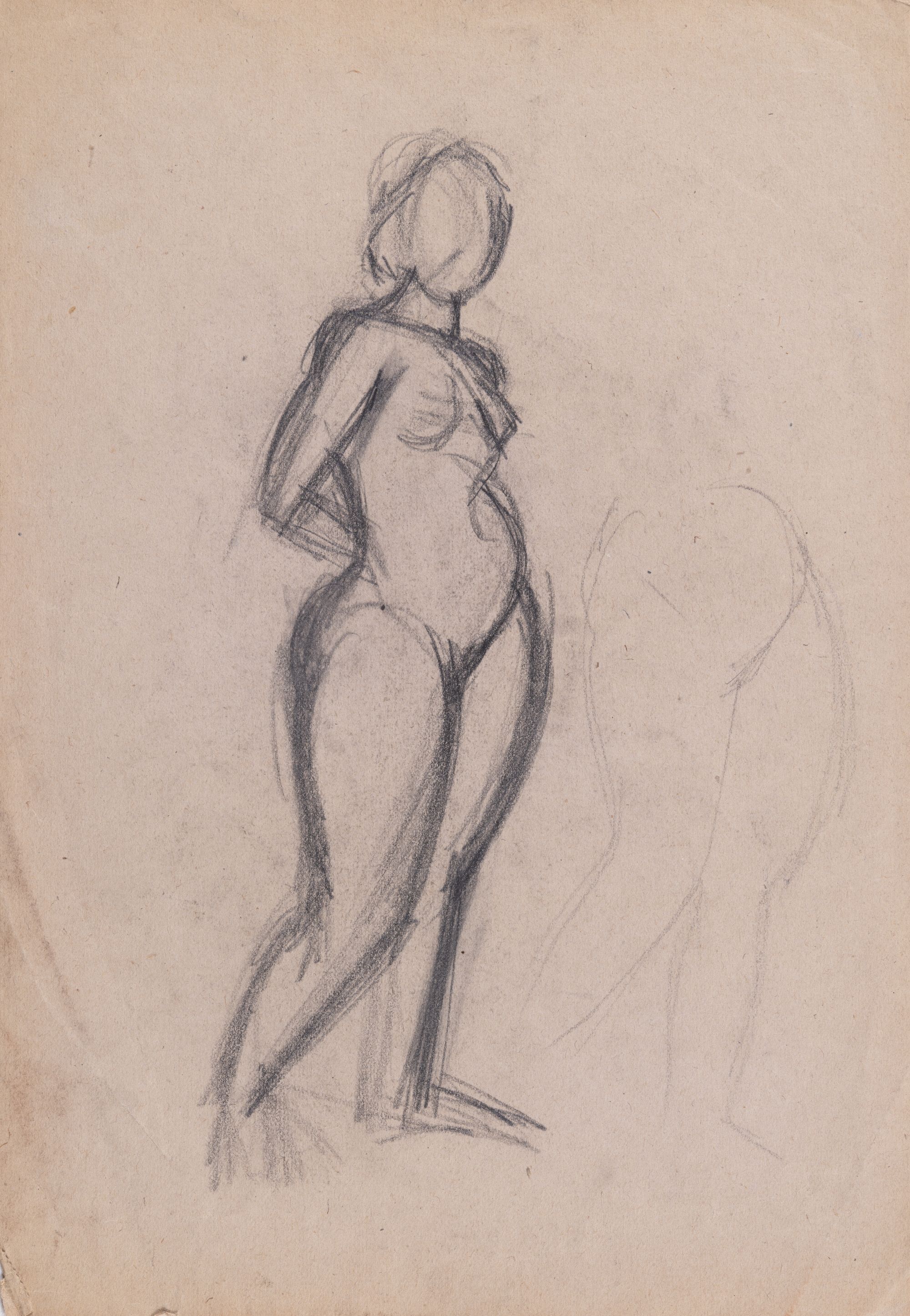 Nude Act. Double-Sided Image 1