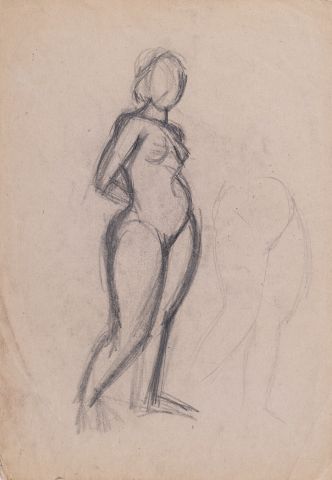 Nude Act. Double-Sided Image 1