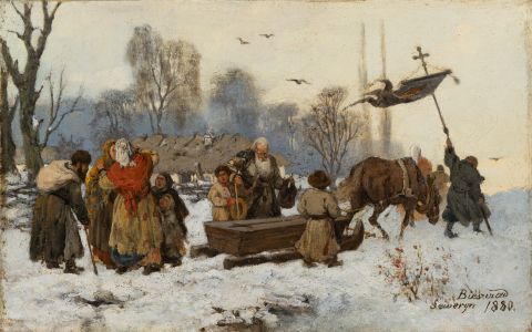 Сільський похорон 1