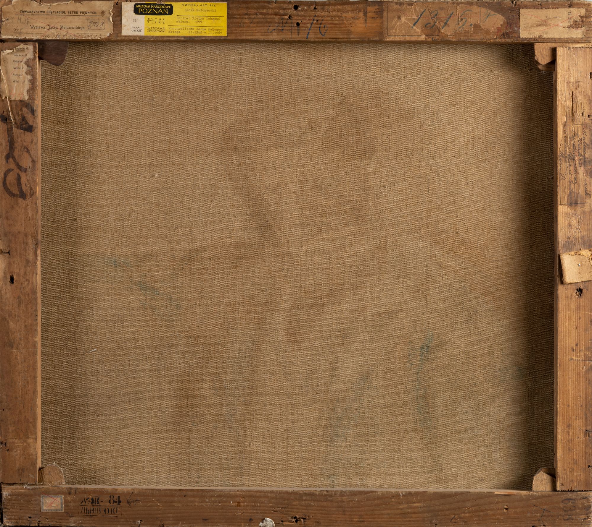 Portrait of Piotr Dobrzanski with a Self-Caricature of Jacek Malczewski 2