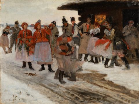 In Front of the Inn 1