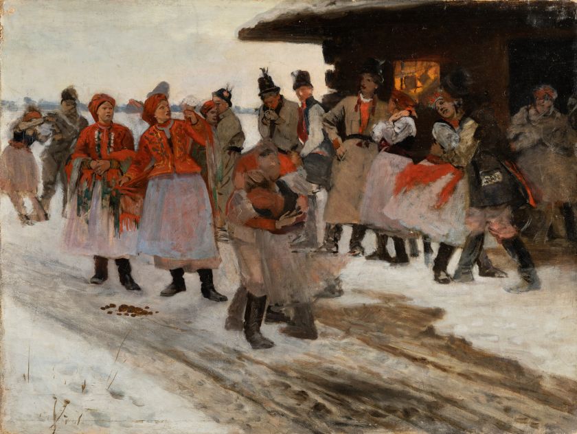 Перед корчмою — Яцек Мальчевський