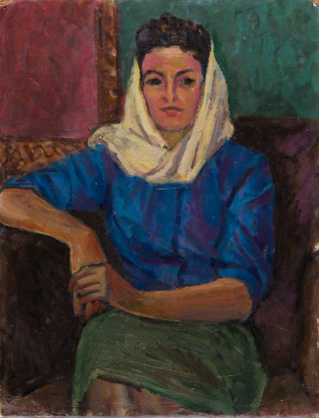 Portrait of Zh. Maksymovych — Roman Turyn