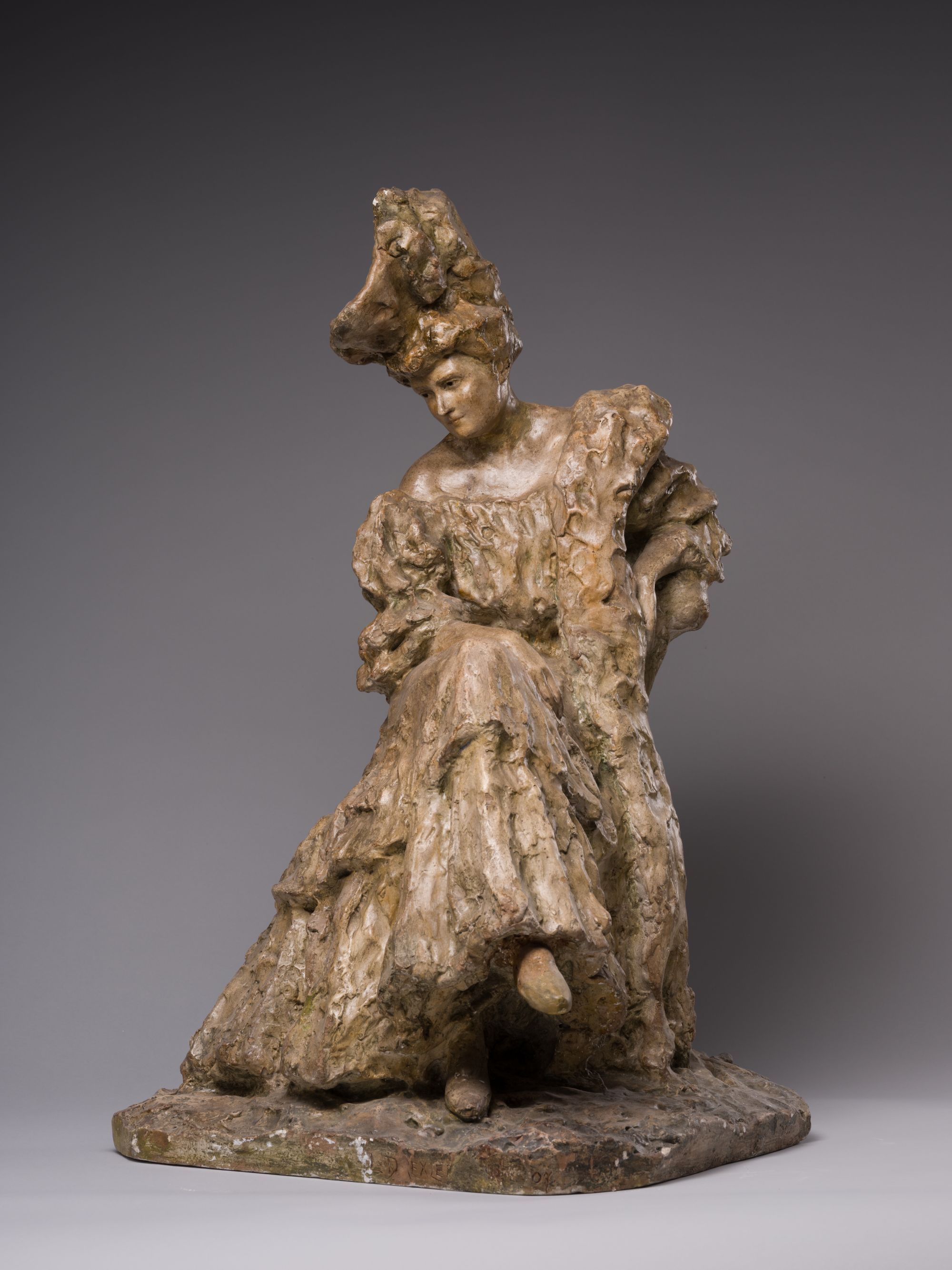Sitting Female Figure (Lady with a Hat; Rest) 3