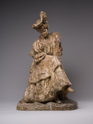 Sitting Female Figure (Lady with a Hat; Rest) 2