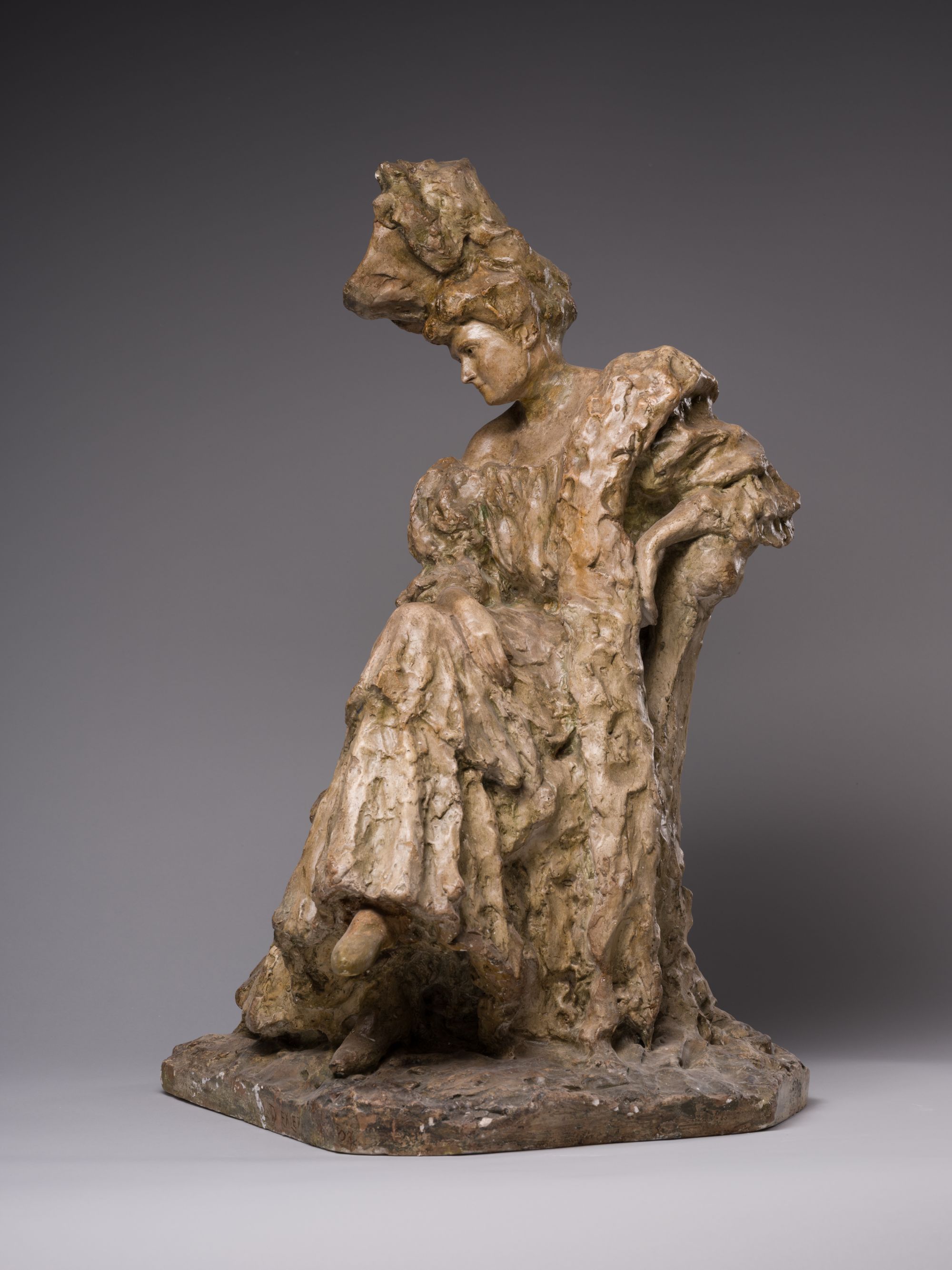 Sitting Female Figure (Lady with a Hat; Rest) 4