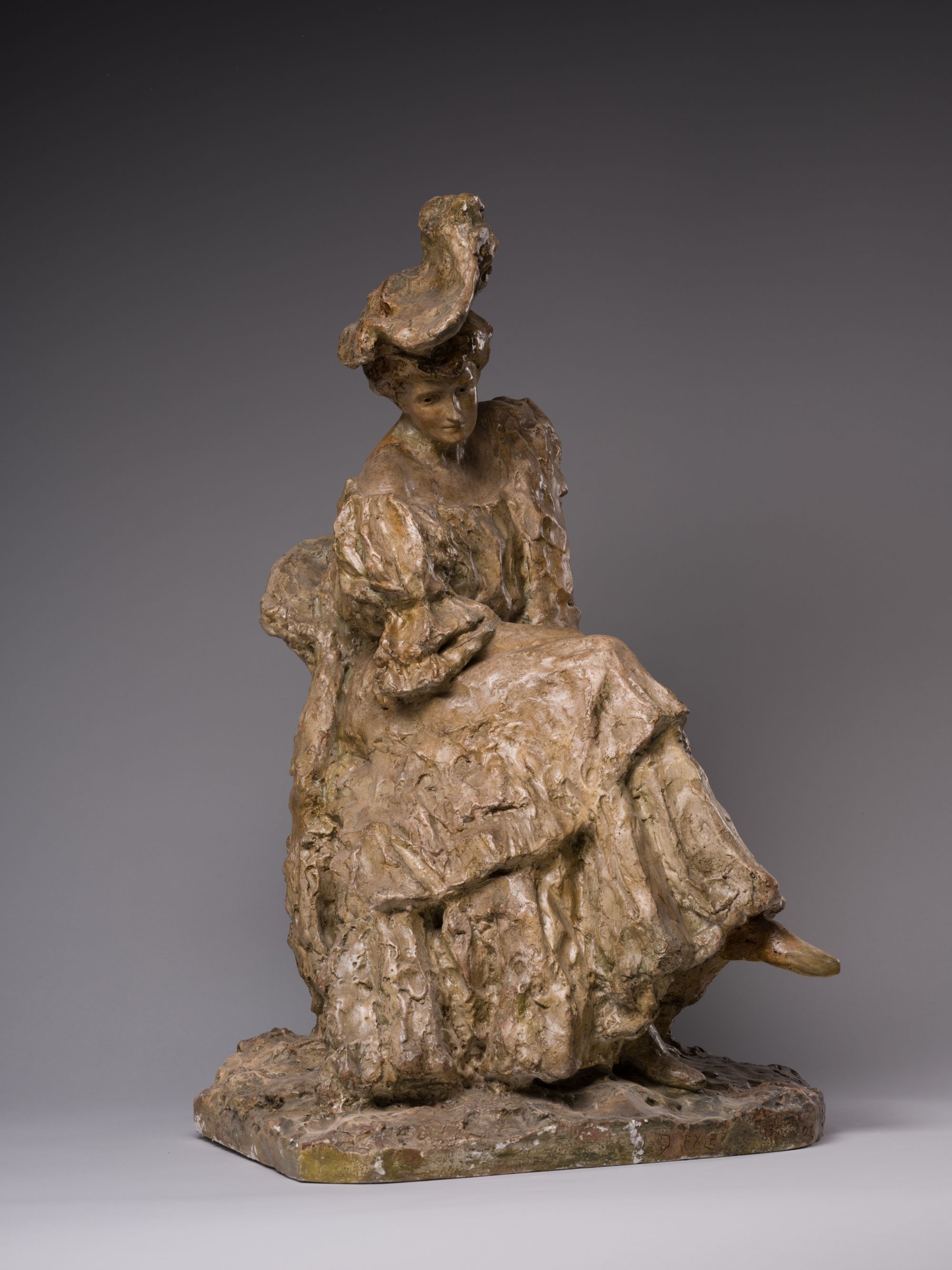 Sitting Female Figure (Lady with a Hat; Rest) 10