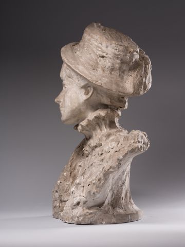 Bust of a Woman in a Hat 4