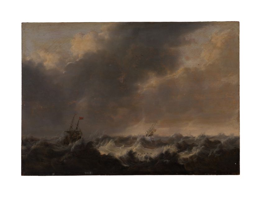 Storm at Sea — Pieter van der Croos