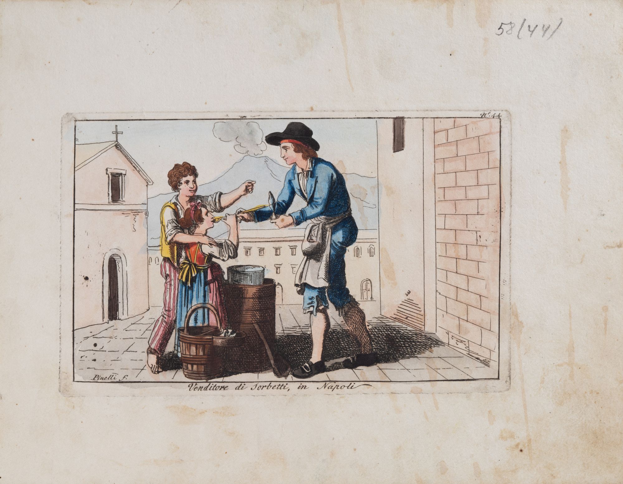 Sorbet Seller in Naples 1