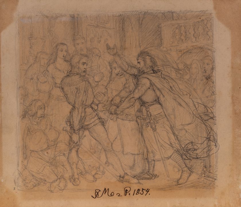 Сцена з балади Адама Міцкевича «Лілеї» (1820) — Ян Матейко